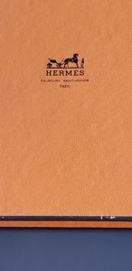 Hermes Paris Vintage Blue Silk Scarf